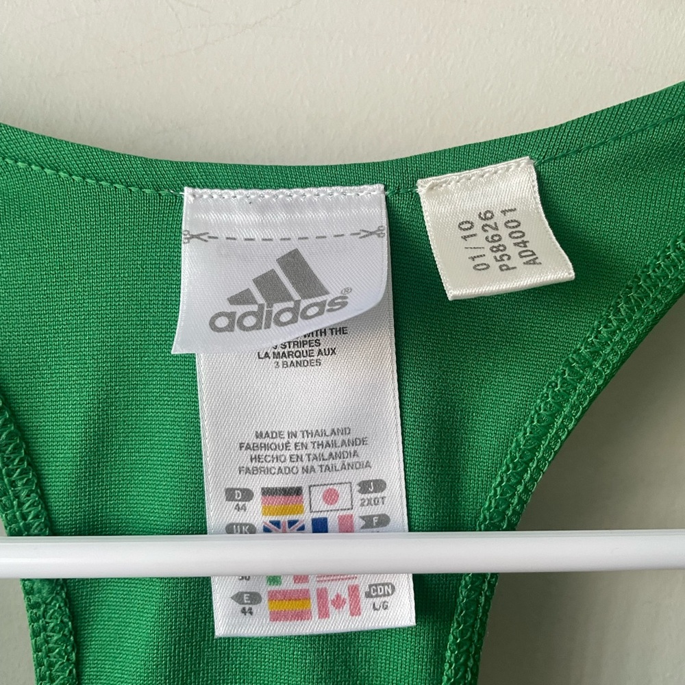 Adidas Emerald Green Athletic Tank - Picture 2 of 6